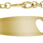 14K Gold-Filled Baby ID Heart Bracelet