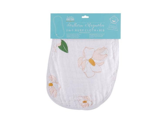 Magnolia Burp & Bib