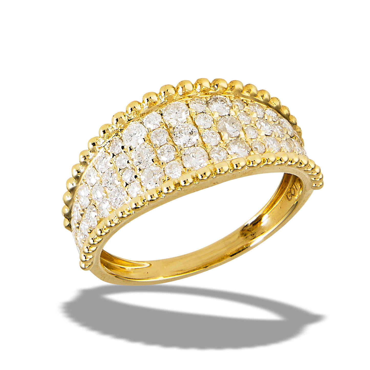 14K Yellow Gold Diamond Ring