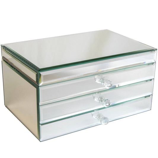 Maxine Mirrored Jewelry Box