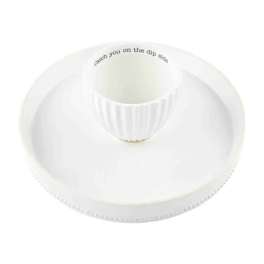 Reversible Pedestal Chip & Dip Set