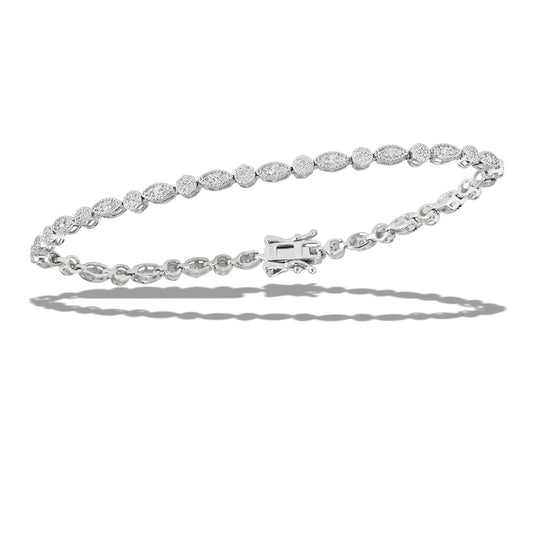 Sterling Silver Tennis Bracelet