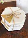 Marble & Gold Coasters