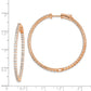 Rose Gold Plated Hoop Earrings