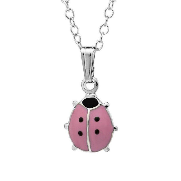 Pink Ladybug Pendant