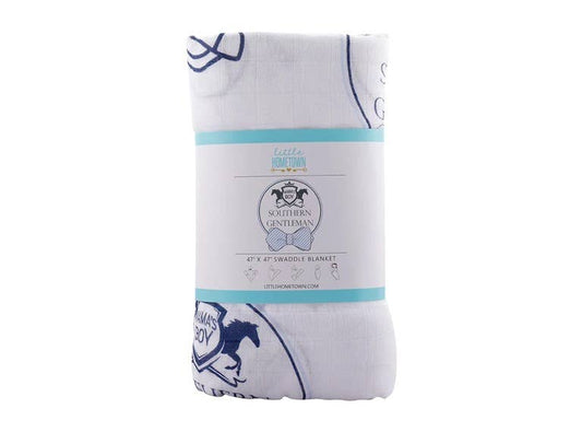 Southern Gentleman Swaddle Blanket