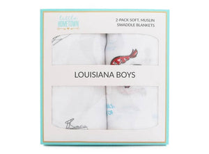 Louisiana Boy Swaddle Set