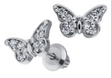 Butterfly CZ Earrings