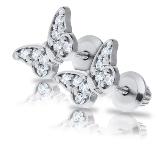 Butterfly CZ Earrings