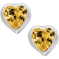 Heart Birthstone Earrings