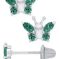 Butterfly Birthstone Earrings