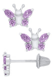Butterfly Birthstone Earrings