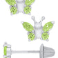 Butterfly Birthstone Earrings