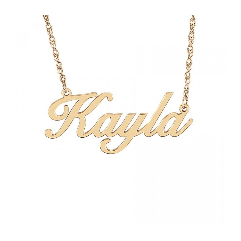 Script Name Necklace