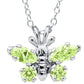 Sterling Silver Birthstone Butterfly Pendant